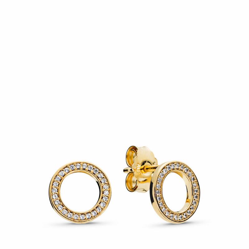 Pandora Australia Shine™ Forever Stud Earrings - 18ct Gold Plated | NMSXTA837